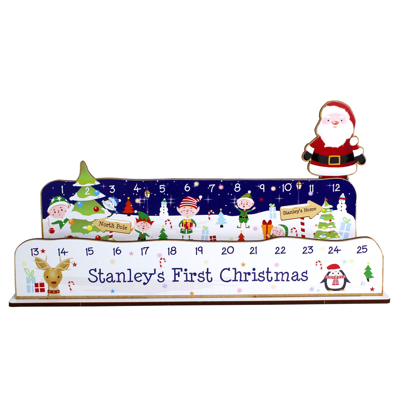 Personalised Make Your Own Santa Christmas Advent Countdown Kit - Shop Personalised Gifts