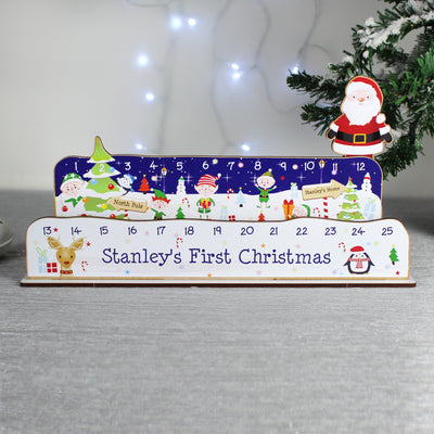 Personalised Make Your Own Santa Christmas Advent Countdown Kit - Shop Personalised Gifts