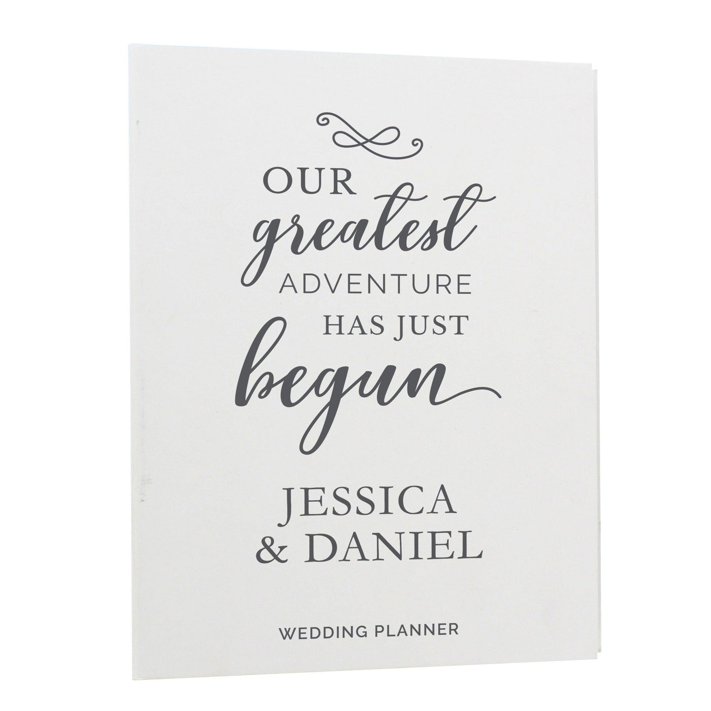 Personalised Our Greatest Adventure Wedding Planner - Shop Personalised Gifts