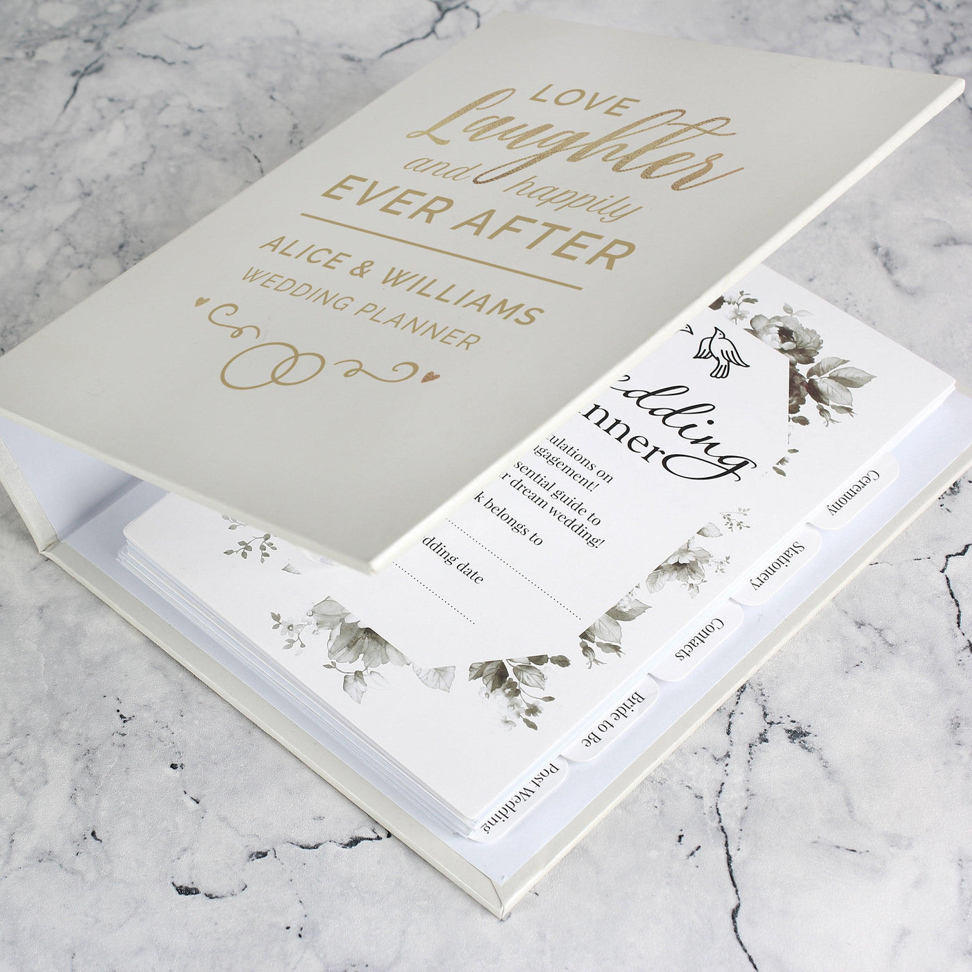 Personalised Happily Ever After Wedding Planner - Shop Personalised Gifts