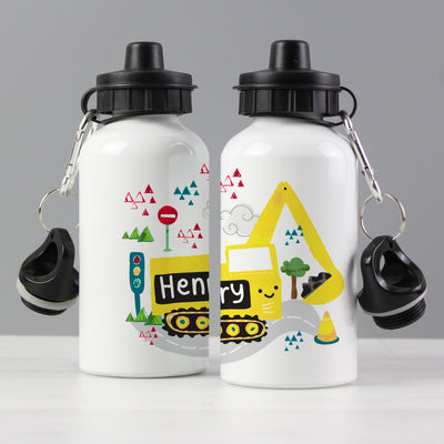 Personalised Digger Drinks Bottle - Shop Personalised Gifts