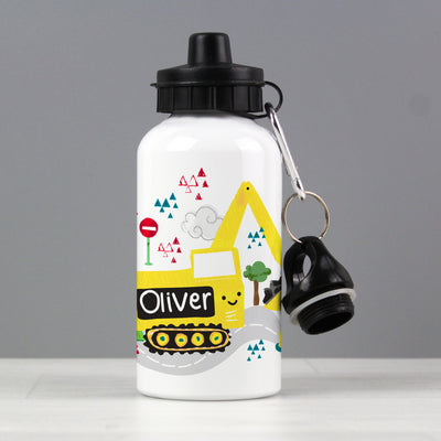 Personalised Digger Drinks Bottle - Shop Personalised Gifts