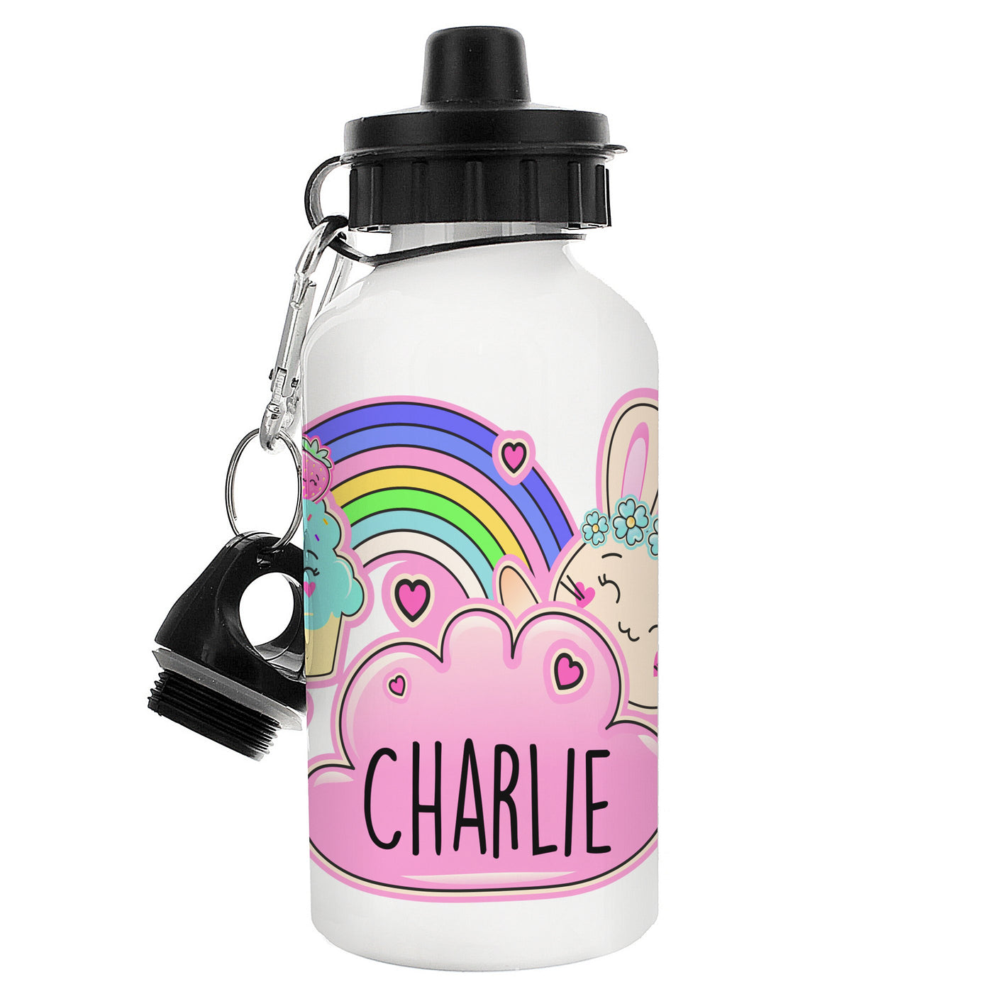 Personalised Cute Bunny Drinks Bottle - Shop Personalised Gifts