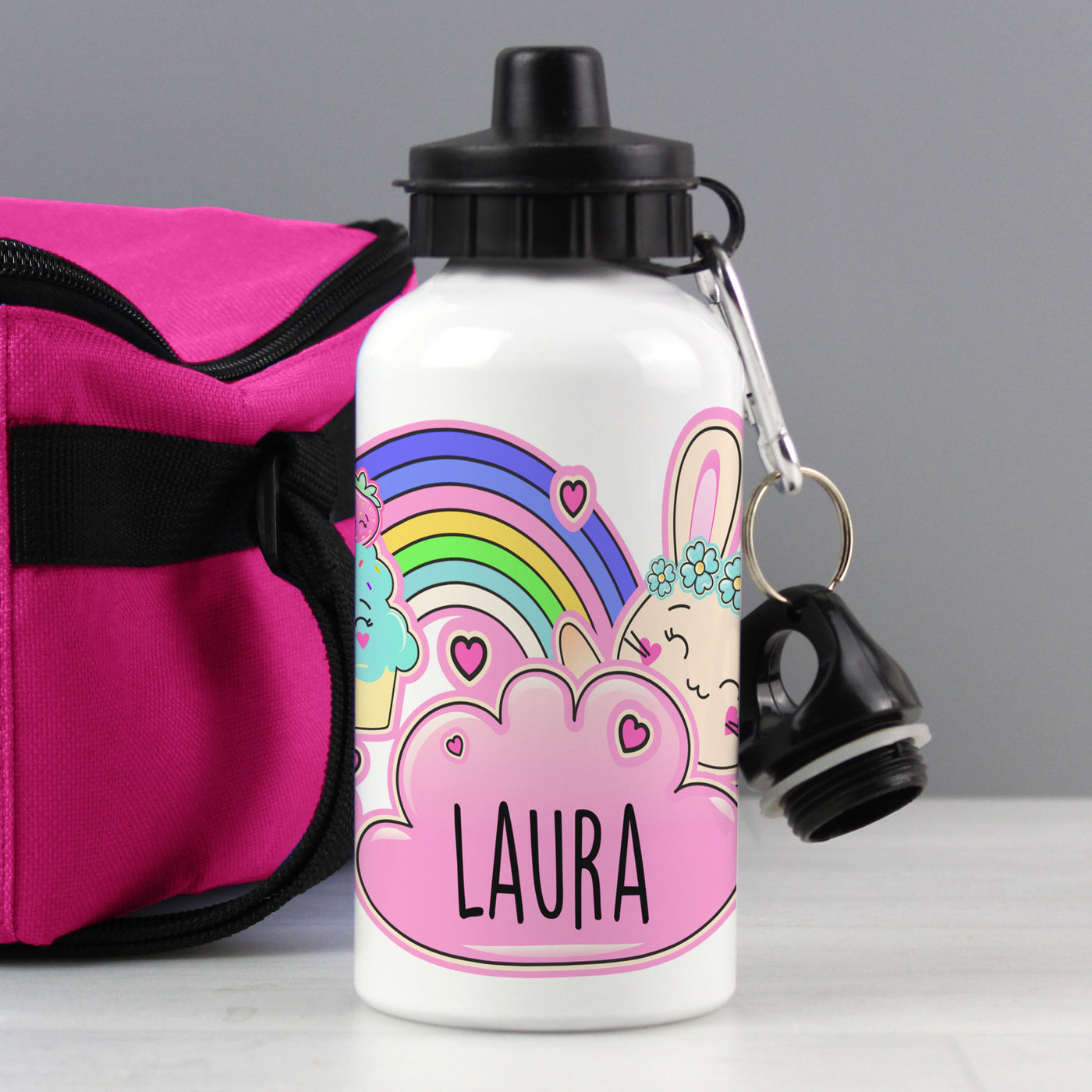 Personalised Cute Bunny Drinks Bottle - Shop Personalised Gifts