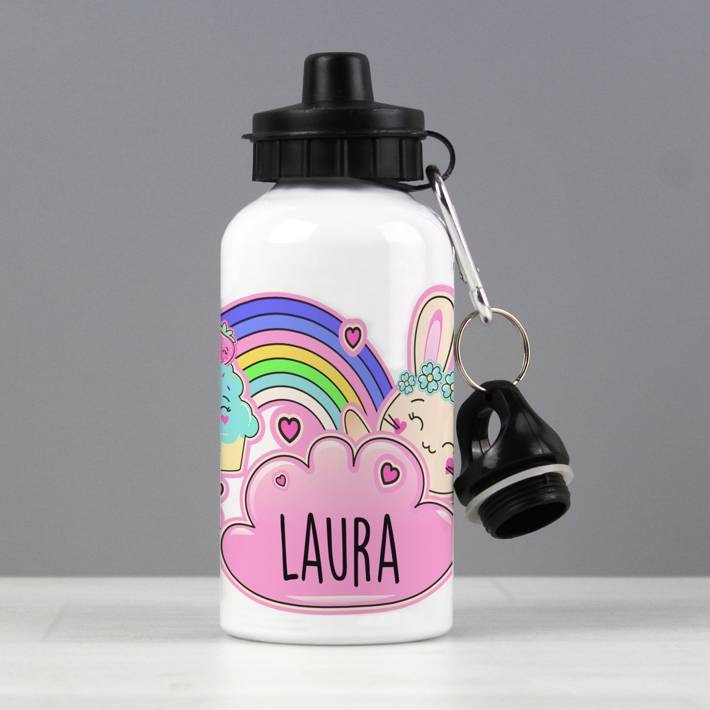 Personalised Cute Bunny Drinks Bottle - Shop Personalised Gifts