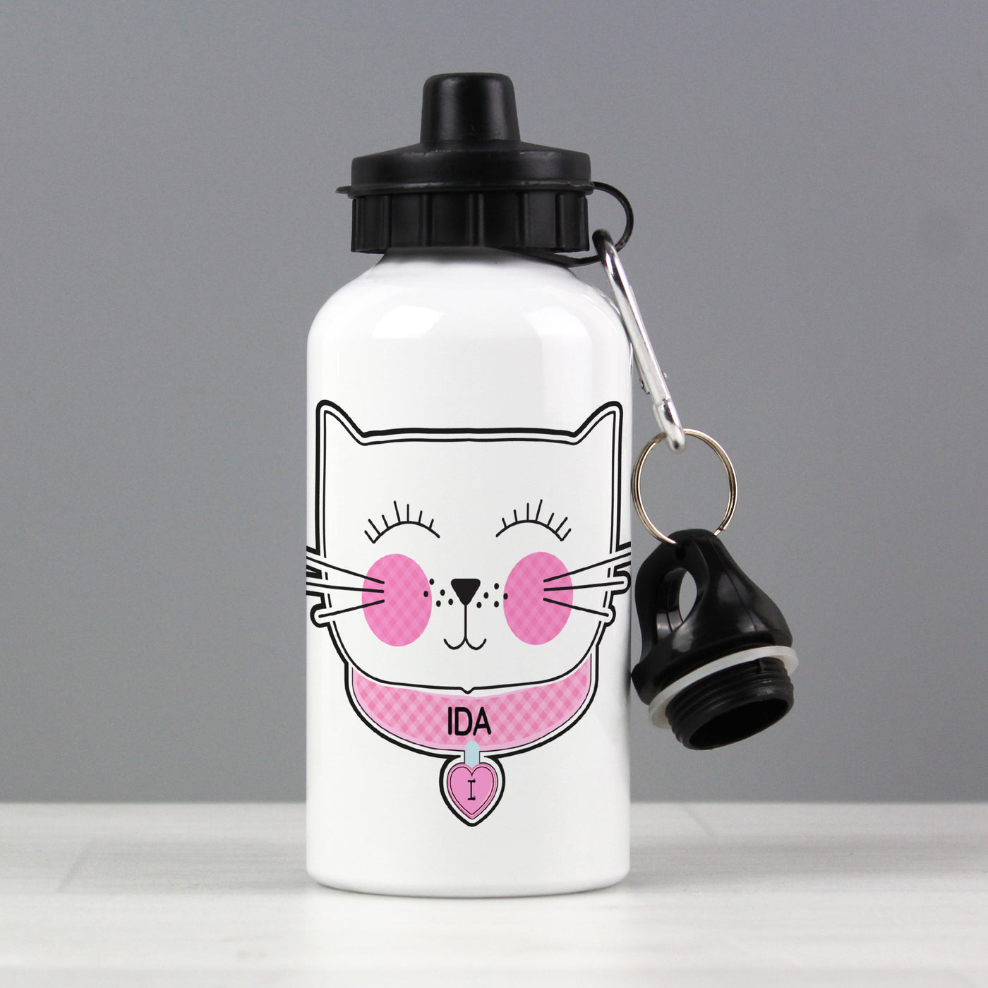 Personalised Cute Cat Drinks Bottle - Shop Personalised Gifts