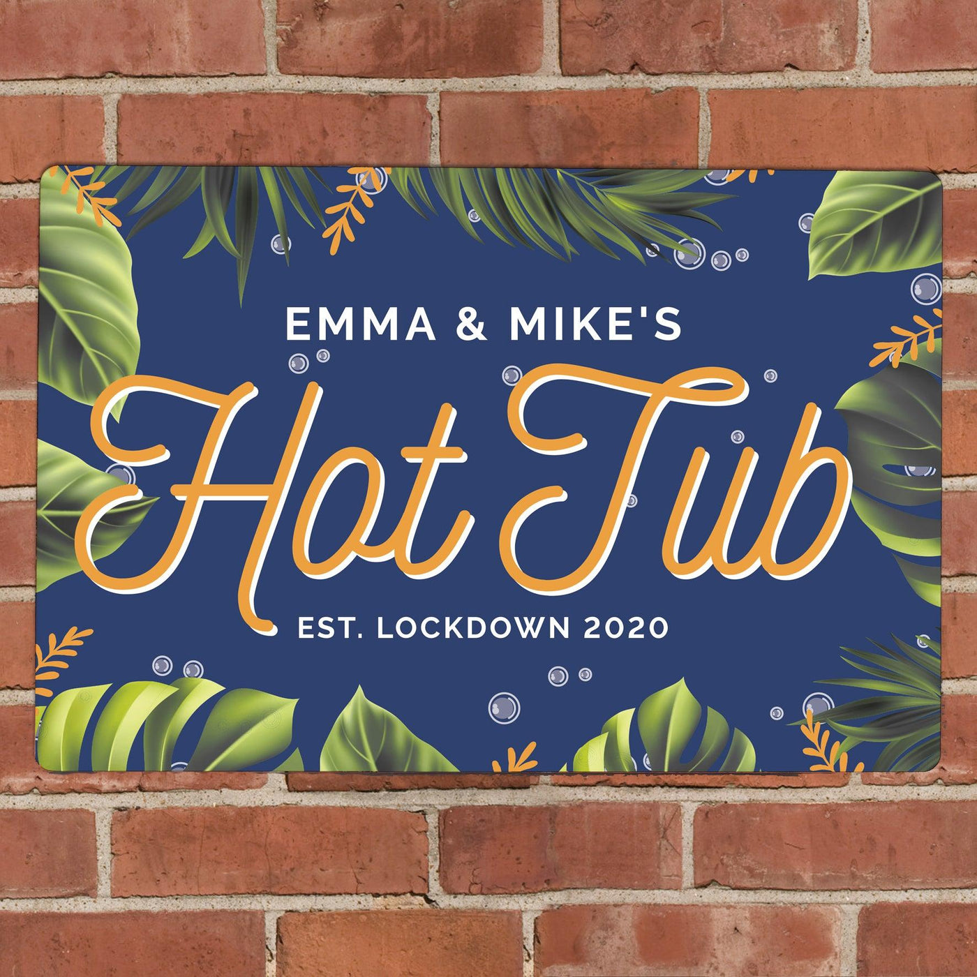 Personalised Hot Tub Metal Sign - Shop Personalised Gifts