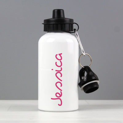 Personalised Pink Name Island Drinks Bottle - Shop Personalised Gifts