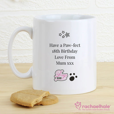 Personalised Rachael Hale Ceramic Doodle Pug Mug - Shop Personalised Gifts