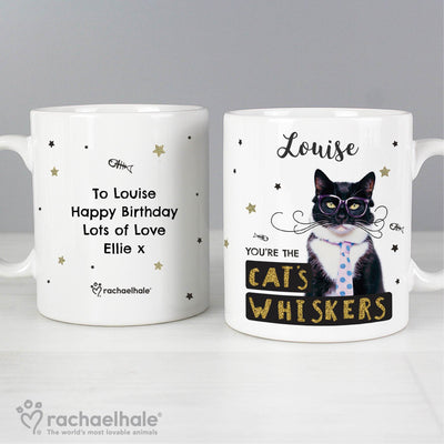 Personalised Rachael Hale Ceramic 'You're the Cat's Whiskers' Mug - Shop Personalised Gifts