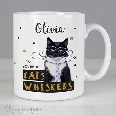 Personalised Rachael Hale Ceramic 'You're the Cat's Whiskers' Mug - Shop Personalised Gifts