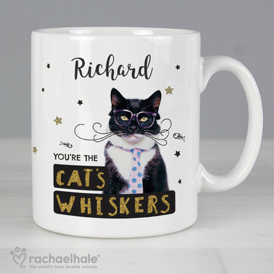 Personalised Rachael Hale Ceramic 'You're the Cat's Whiskers' Mug - Shop Personalised Gifts