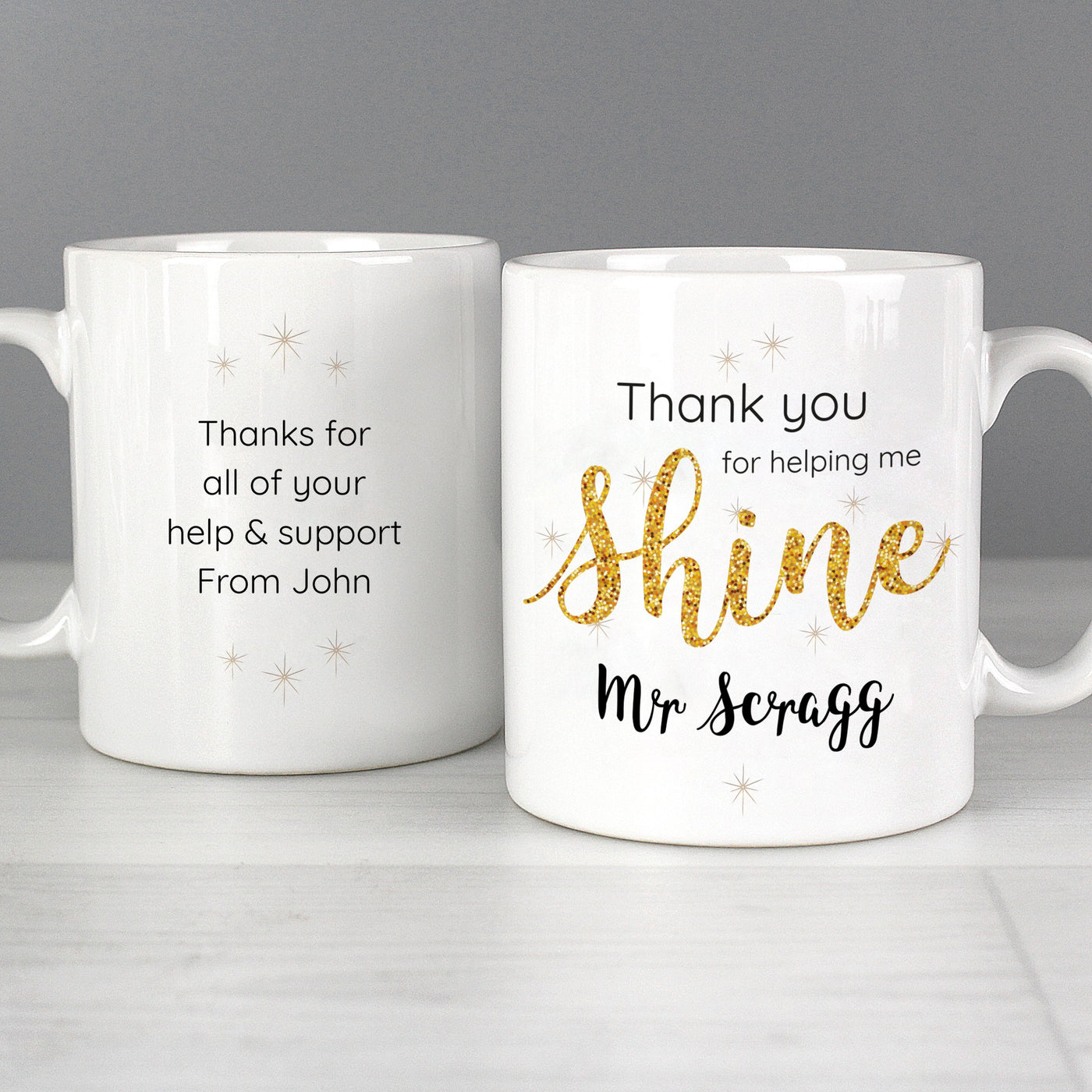 Personalised Shine Teacher Ceramic Mug - Shop Personalised Gifts