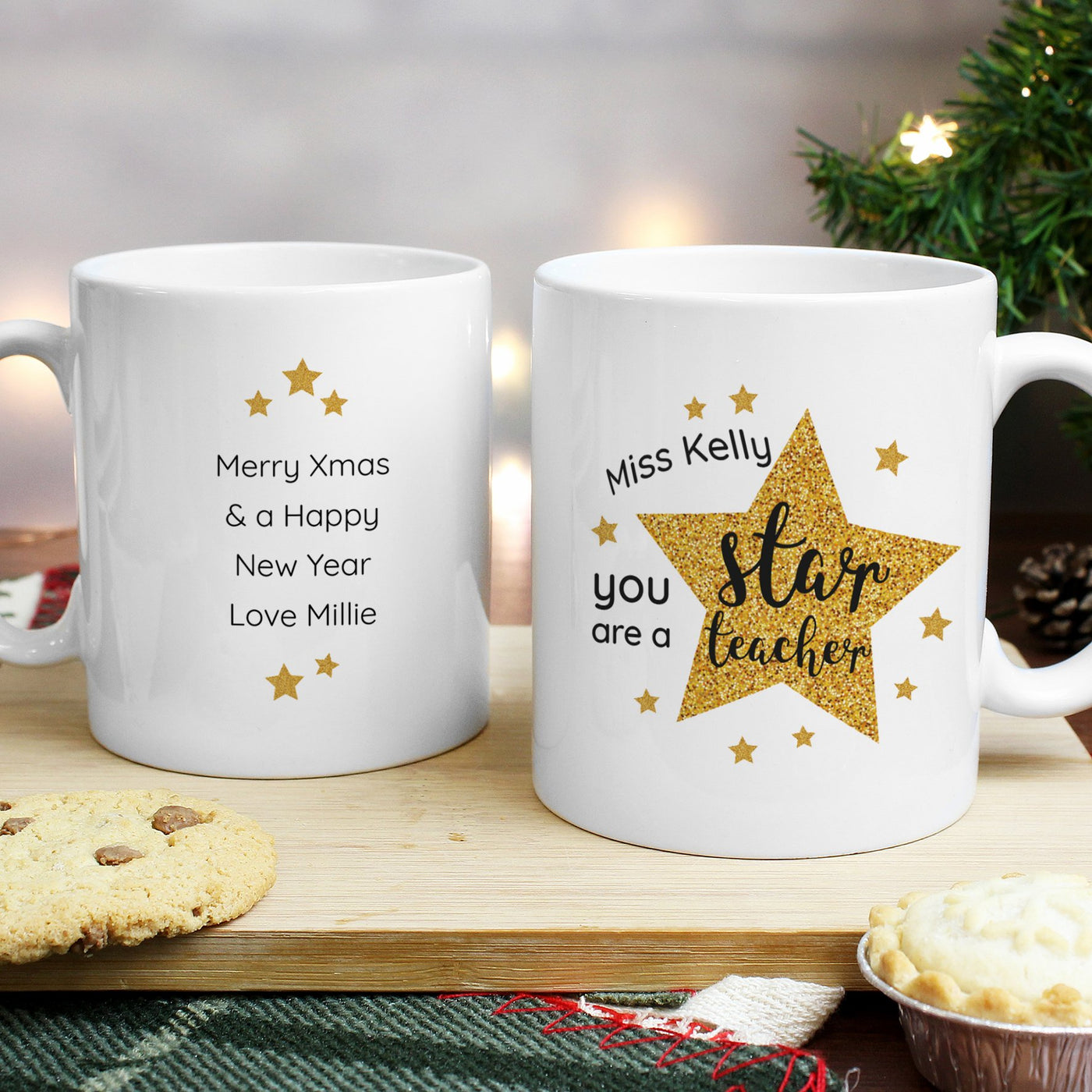 Personalised Star Teacher's Ceramic Mug - Shop Personalised Gifts