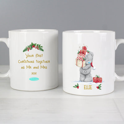Personalised Me to You Christmas Couple's Ceramic Mug Set - Shop Personalised Gifts