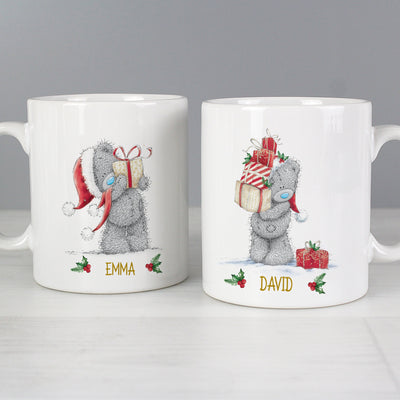 Personalised Me to You Christmas Couple's Ceramic Mug Set - Shop Personalised Gifts