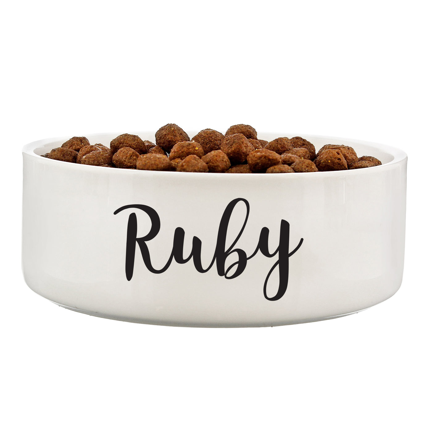 Personalised Any Name 14cm Medium White Pet Bowl - Shop Personalised Gifts