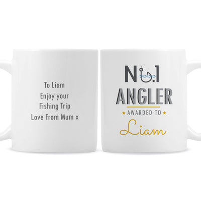 Personalised No.1 Angler Ceramic Mug - Shop Personalised Gifts