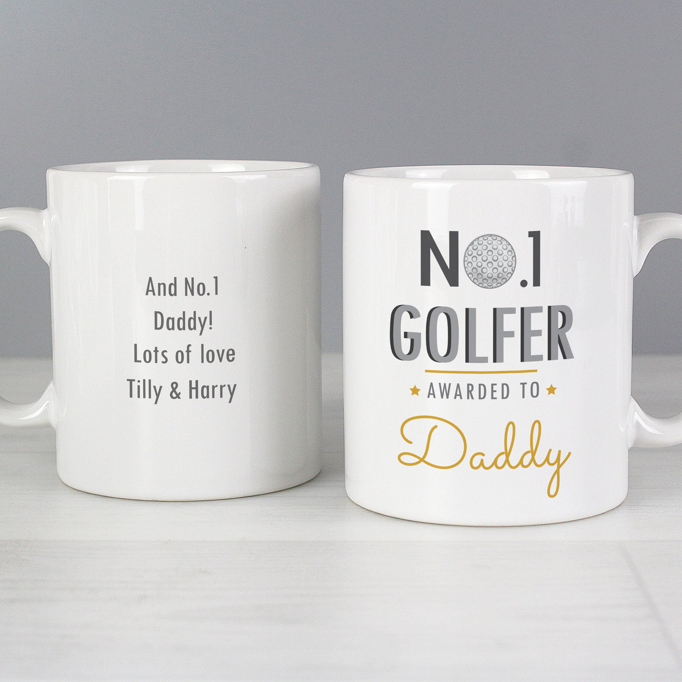 Personalised No.1 Golfer Ceramic Mug - Shop Personalised Gifts