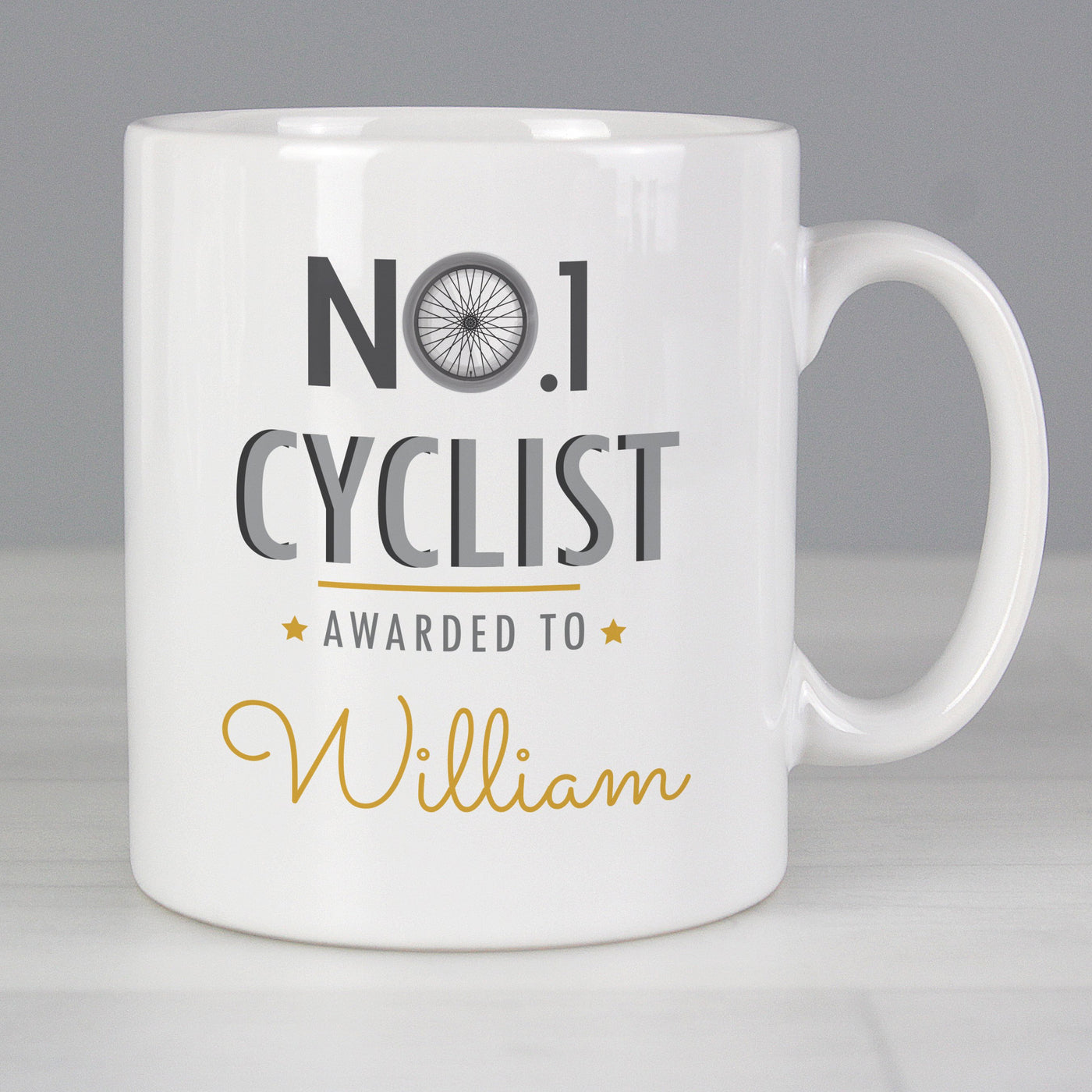 Personalised No.1 Cyclist Ceramic Mug - Shop Personalised Gifts