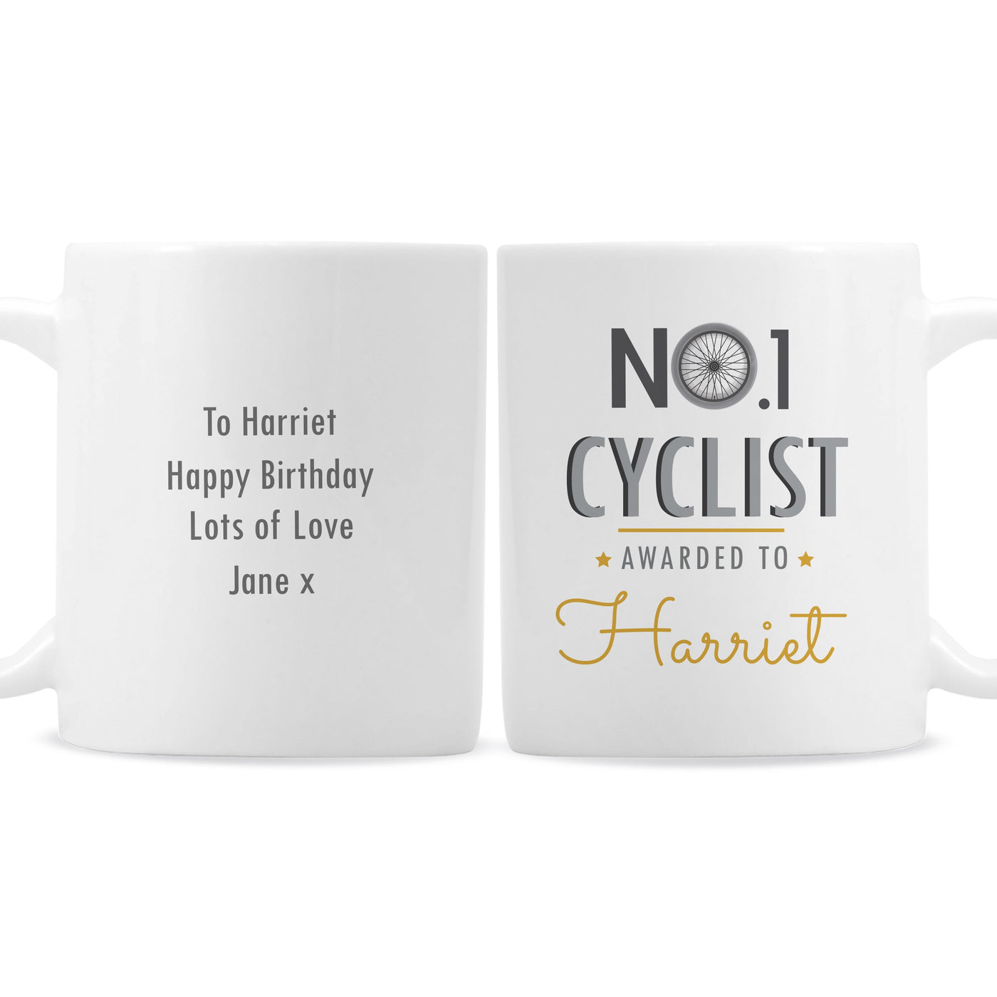 Personalised No.1 Cyclist Ceramic Mug - Shop Personalised Gifts