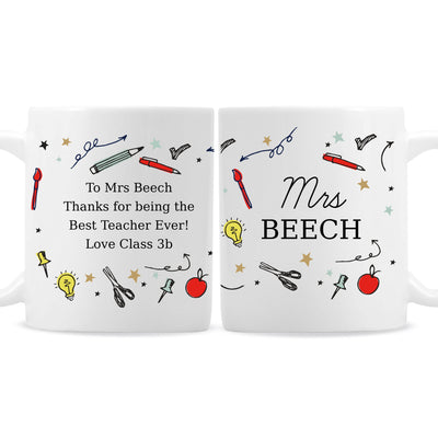 Personalised School Teachers Ceramic Mug - Shop Personalised Gifts