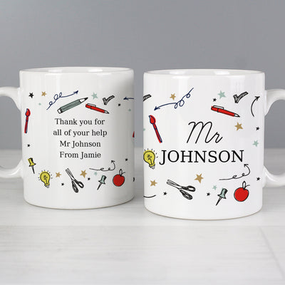 Personalised School Teachers Ceramic Mug - Shop Personalised Gifts