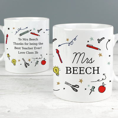 Personalised School Teachers Ceramic Mug - Shop Personalised Gifts