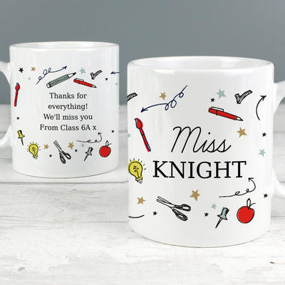 Personalised School Teachers Ceramic Mug - Shop Personalised Gifts