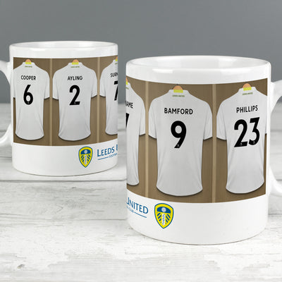Personalised Leeds United FC Dressing Room Ceramic Mug - Shop Personalised Gifts
