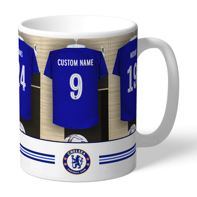 Personalised Chelsea FC Dressing Room Ceramic Mug