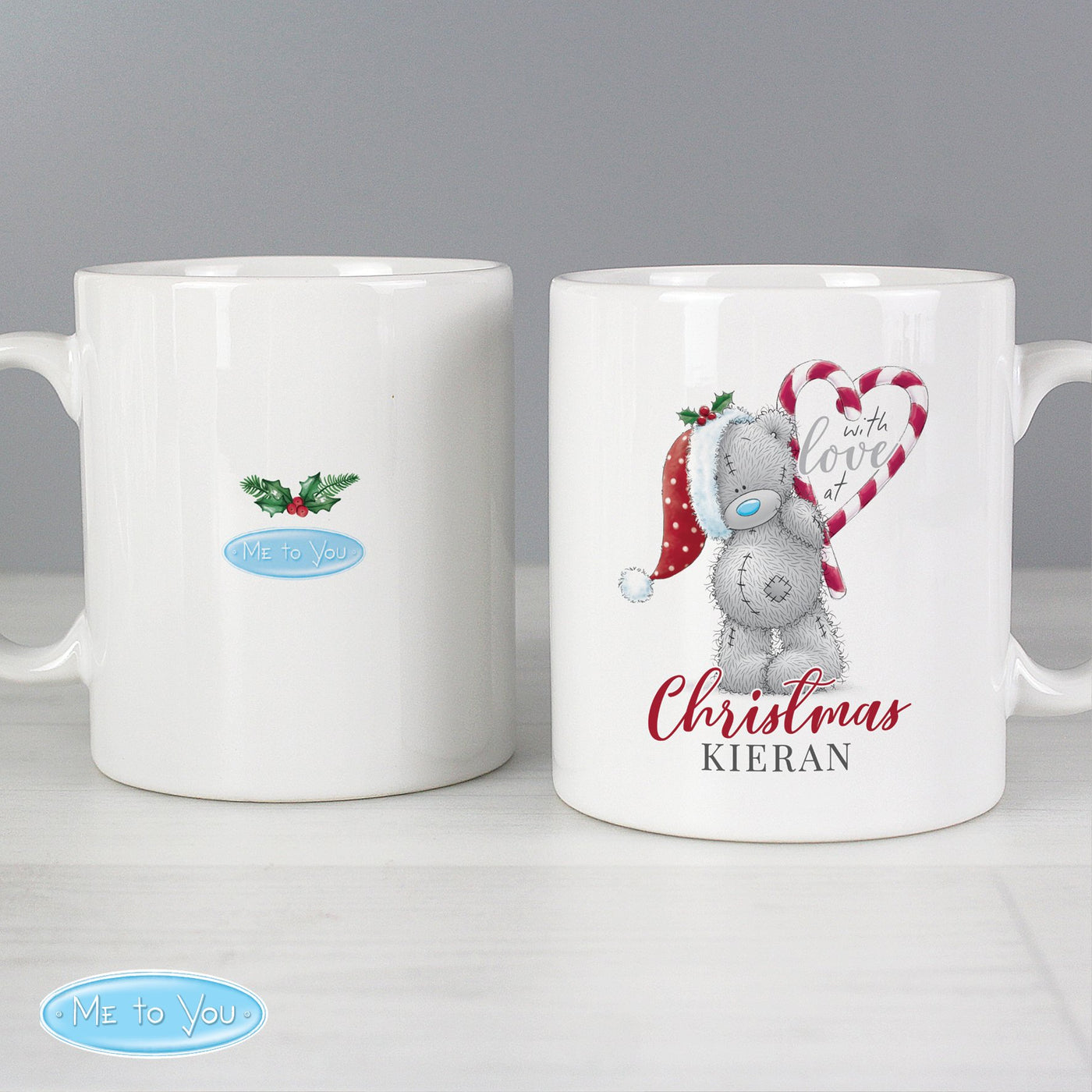 Personalised Me To You 'With Love At Christmas' Couples Ceramic Mug Set - Shop Personalised Gifts