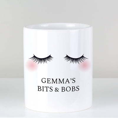 Personalised Eyelashes Ceramic Storage Pot - Shop Personalised Gifts