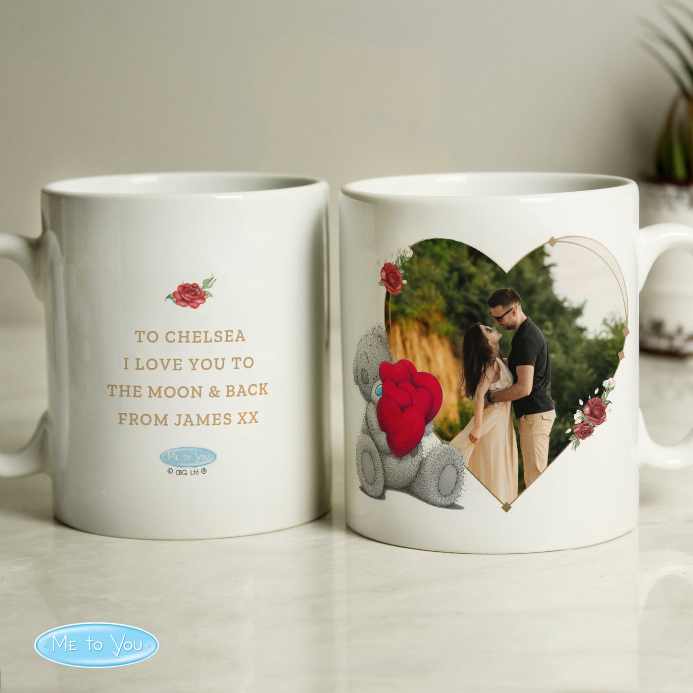 Personalised Me To You Valentines Photo Upload Ceramic Mug