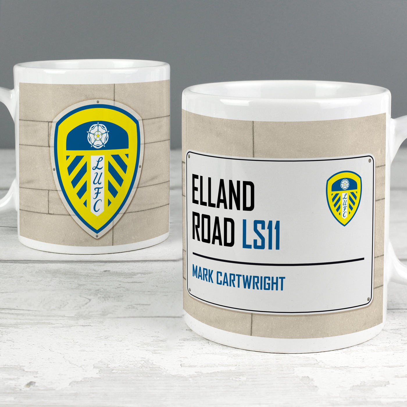 Leeds United FC Street Sign Ceramic Mug