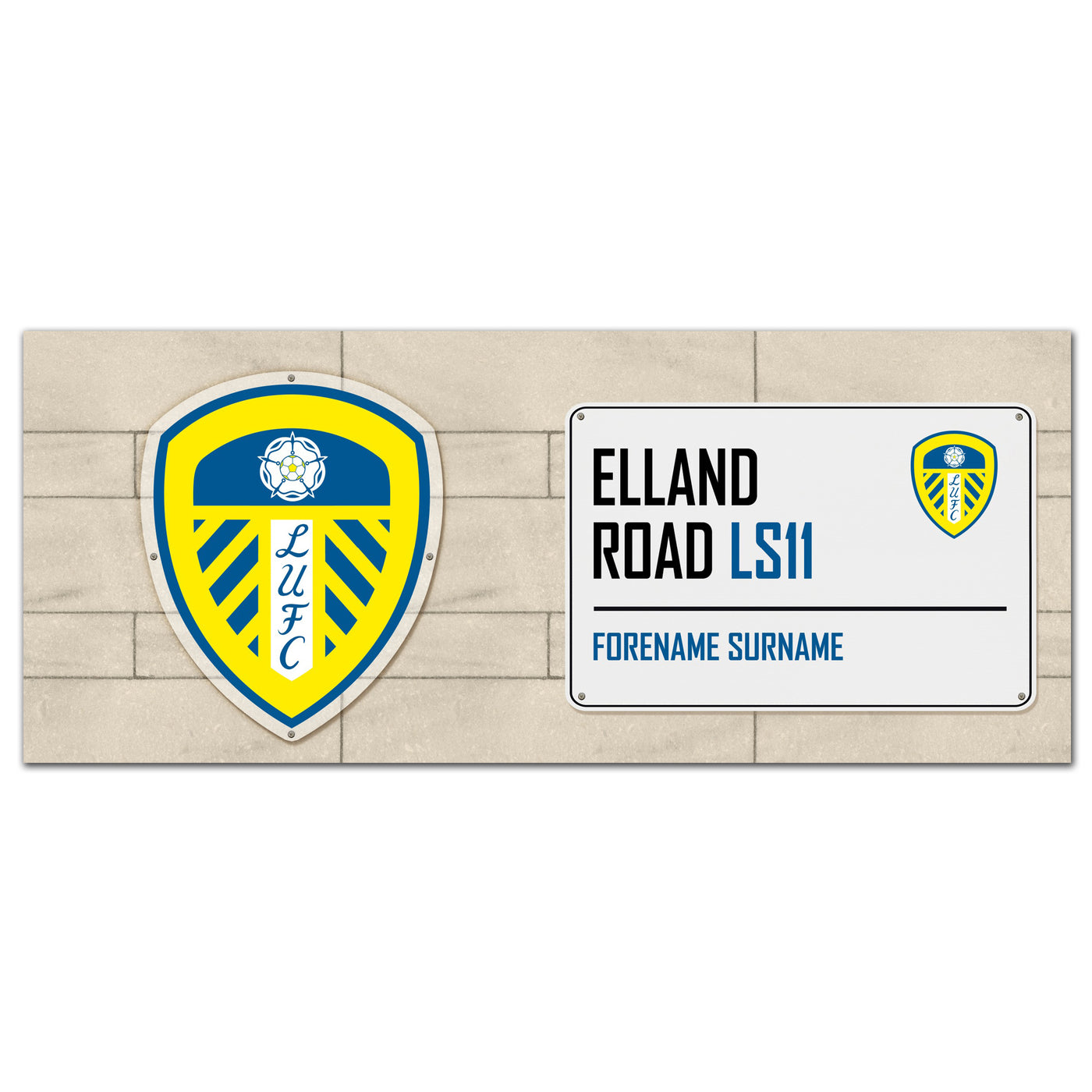 Leeds United FC Street Sign Ceramic Mug