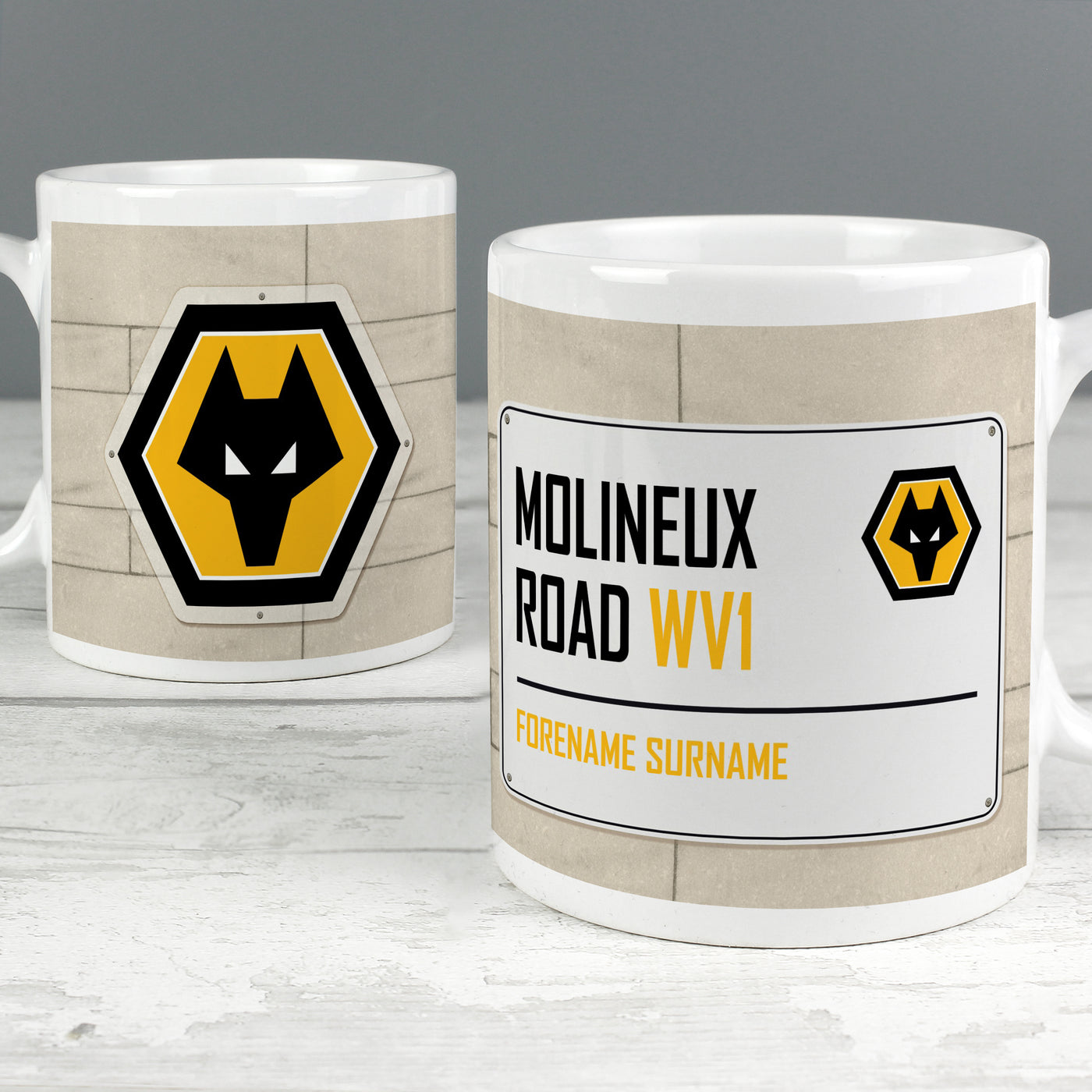 Wolves FC Street Sign Ceramic Mug