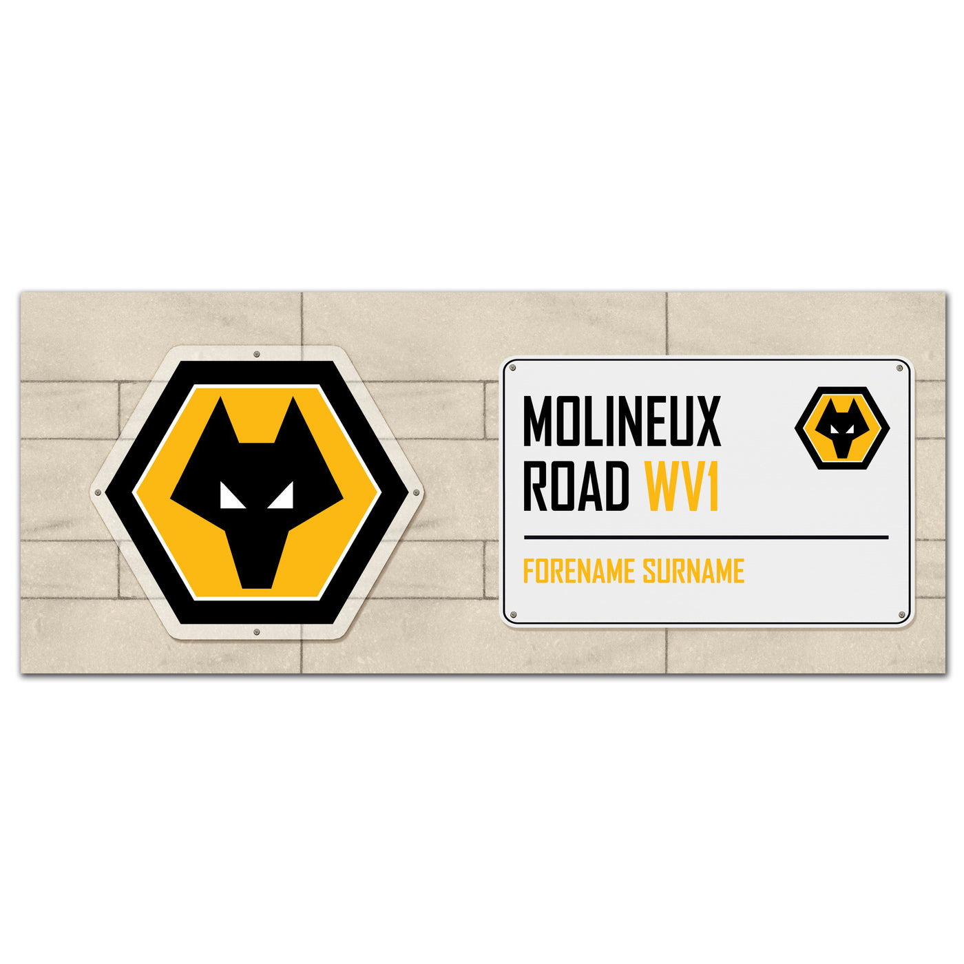 Wolves FC Street Sign Ceramic Mug