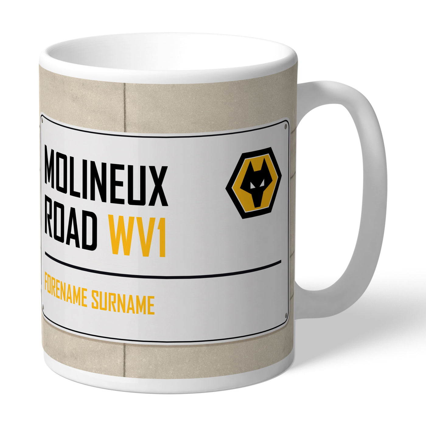 Wolves FC Street Sign Ceramic Mug