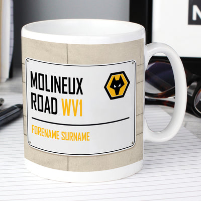 Wolves FC Street Sign Ceramic Mug
