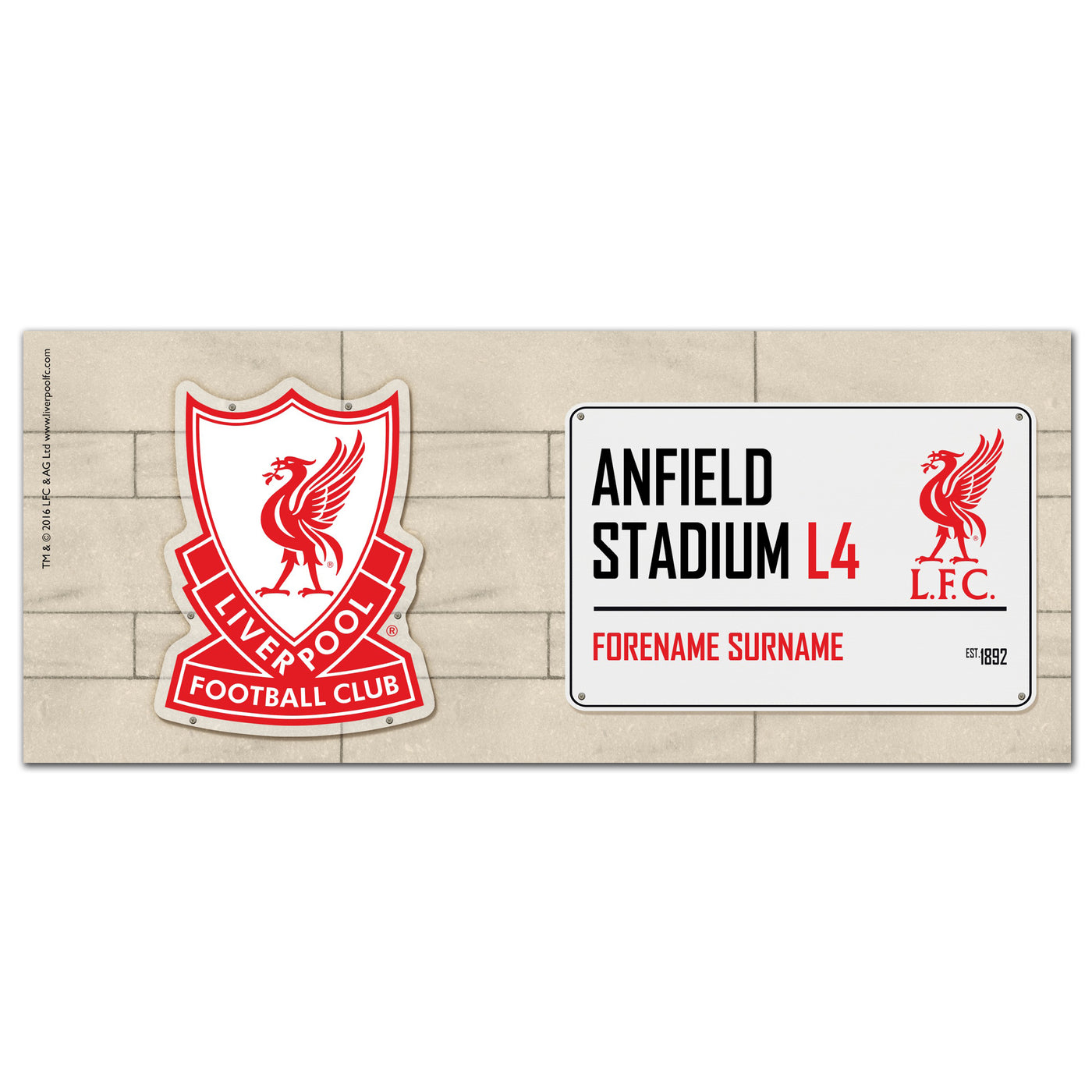 Liverpool FC Street Sign Ceramic Mug