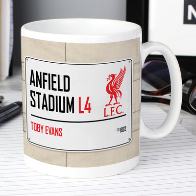 Liverpool FC Street Sign Ceramic Mug