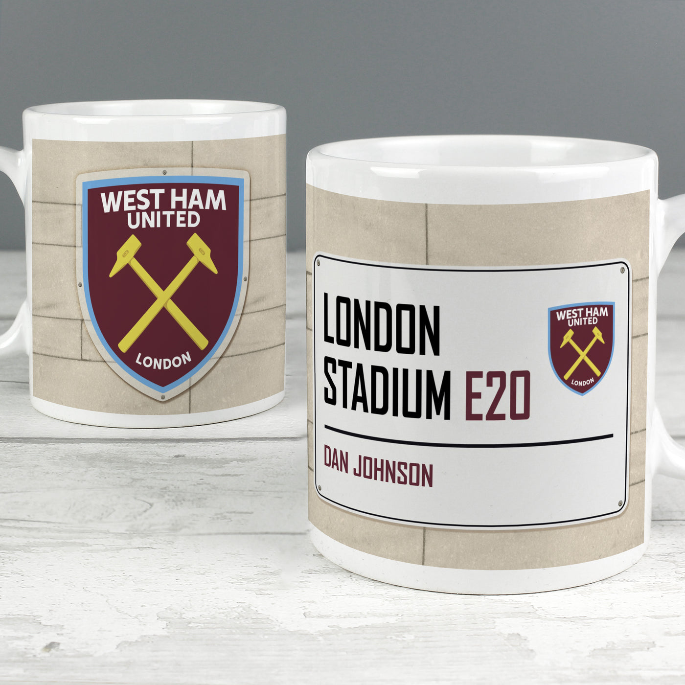 West Ham United Street Sign Ceramic Mug