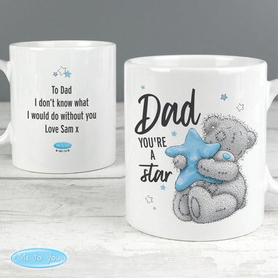 Personalised Me To You Dad You're A Star Ceramic Mug - Shop Personalised Gifts