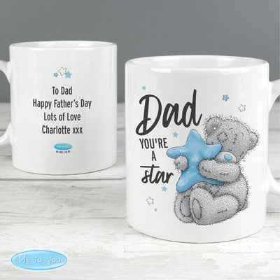 Personalised Me To You Dad You're A Star Ceramic Mug - Shop Personalised Gifts