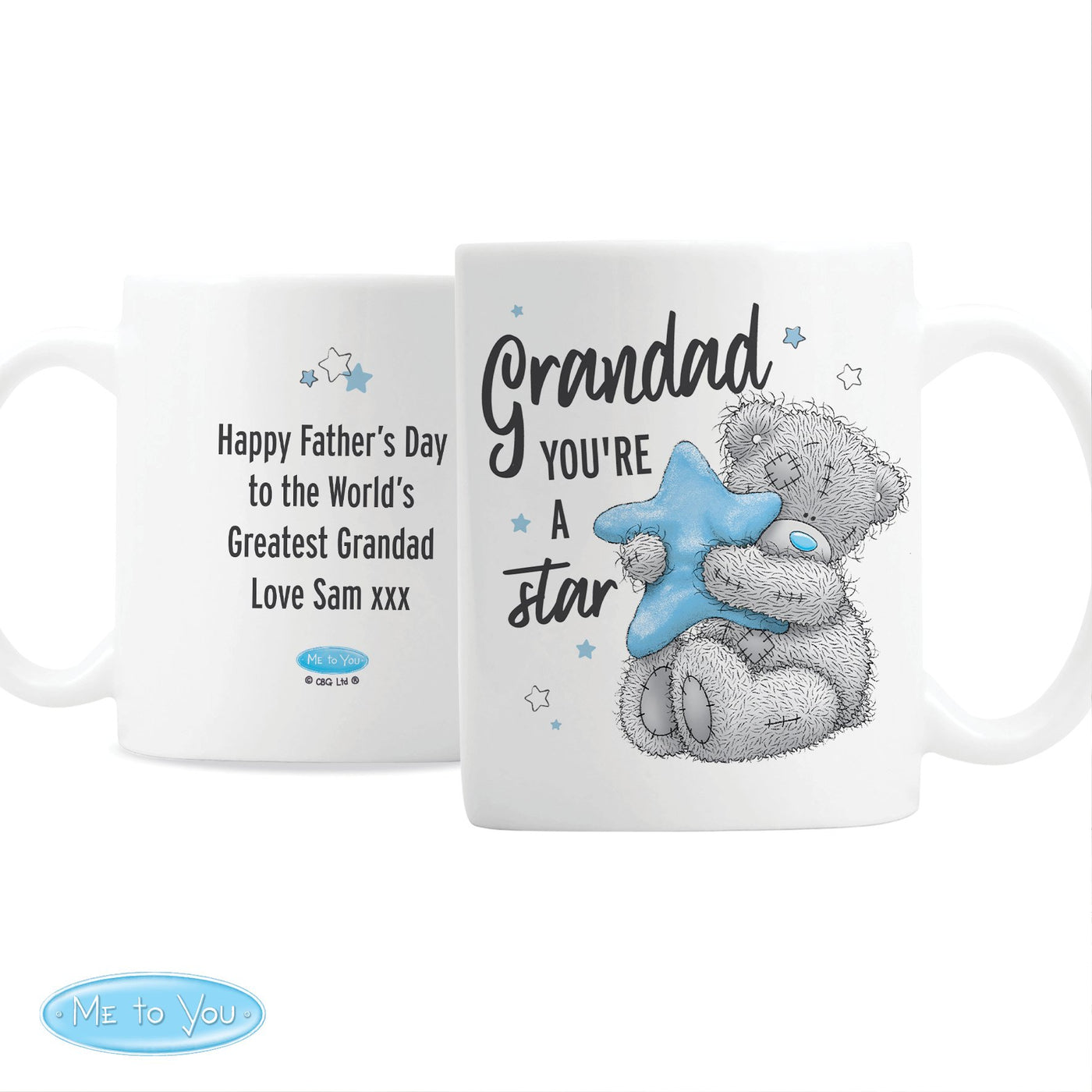 Personalised Me To You Grandad You're A Star Ceramic Mug - Shop Personalised Gifts