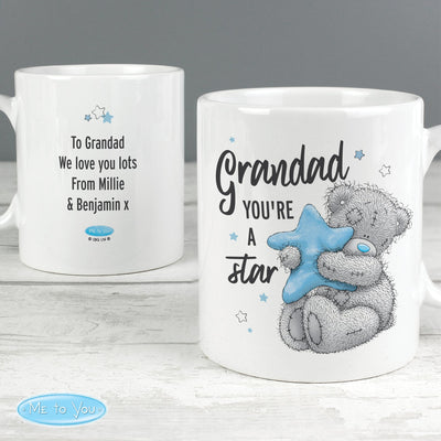 Personalised Me To You Grandad You're A Star Ceramic Mug - Shop Personalised Gifts
