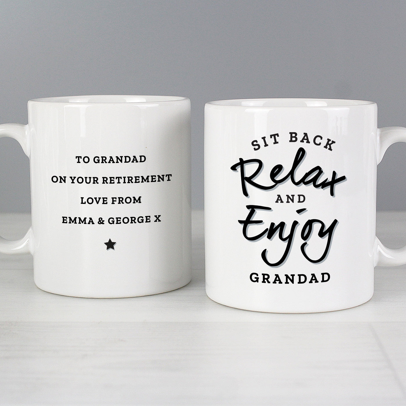 Personalised Sit Back & Relax Ceramic Mug - Shop Personalised Gifts