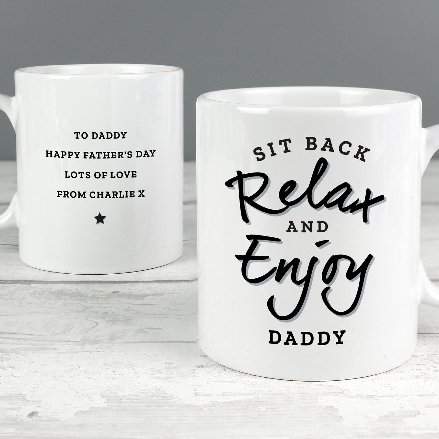 Personalised Sit Back & Relax Ceramic Mug - Shop Personalised Gifts