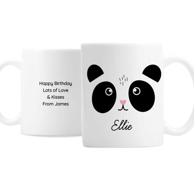 Personalised Cute Panda Face Ceramic Mug - Shop Personalised Gifts